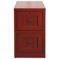 Burnt Red 2-Drawer Vertical Filing Cabinet X17694