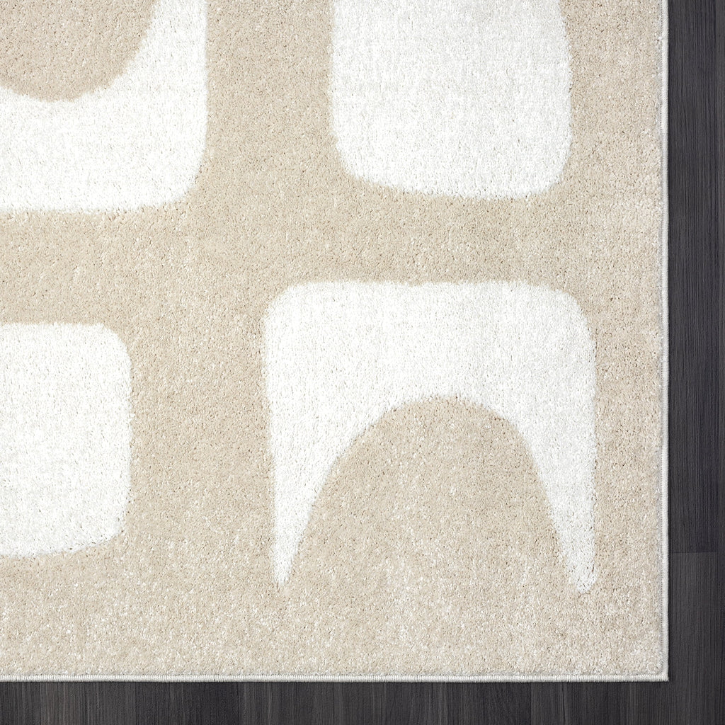 6 x 9 Beige Cream Area Rug F66178