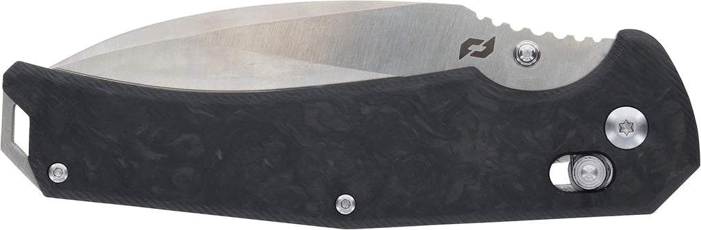 8.75in S35VN Steel Blade Folder with Forged Carbon Fiber Handle B238
