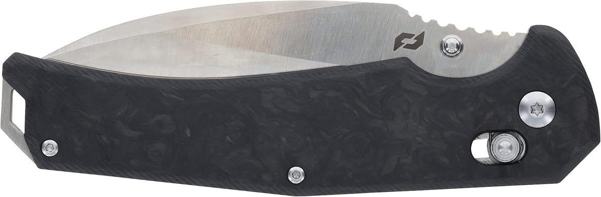 8.75in S35VN Steel Blade Folder with Forged Carbon Fiber Handle B238