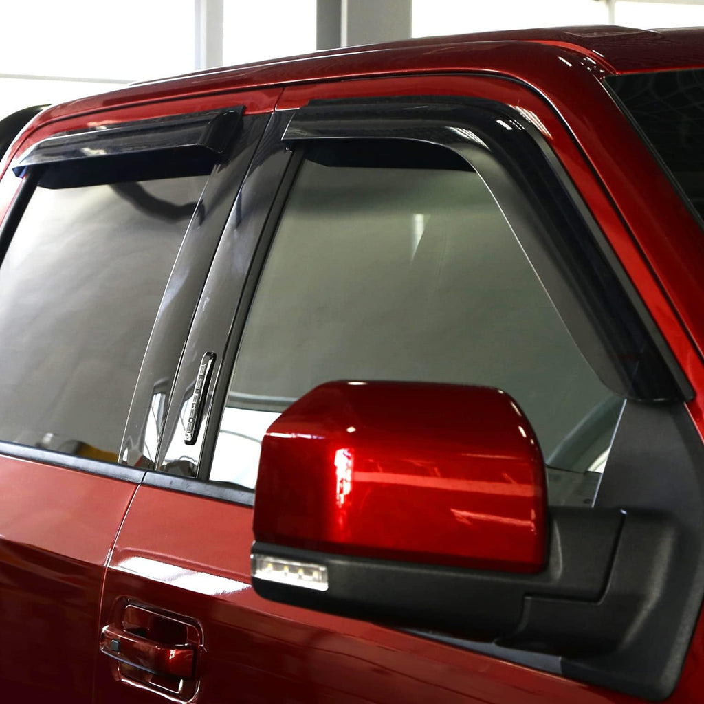 4 Pieces In-Channel Window Deflectors for Trucks B3606