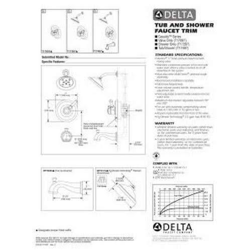 Chrome Tub and Shower Trim C8258