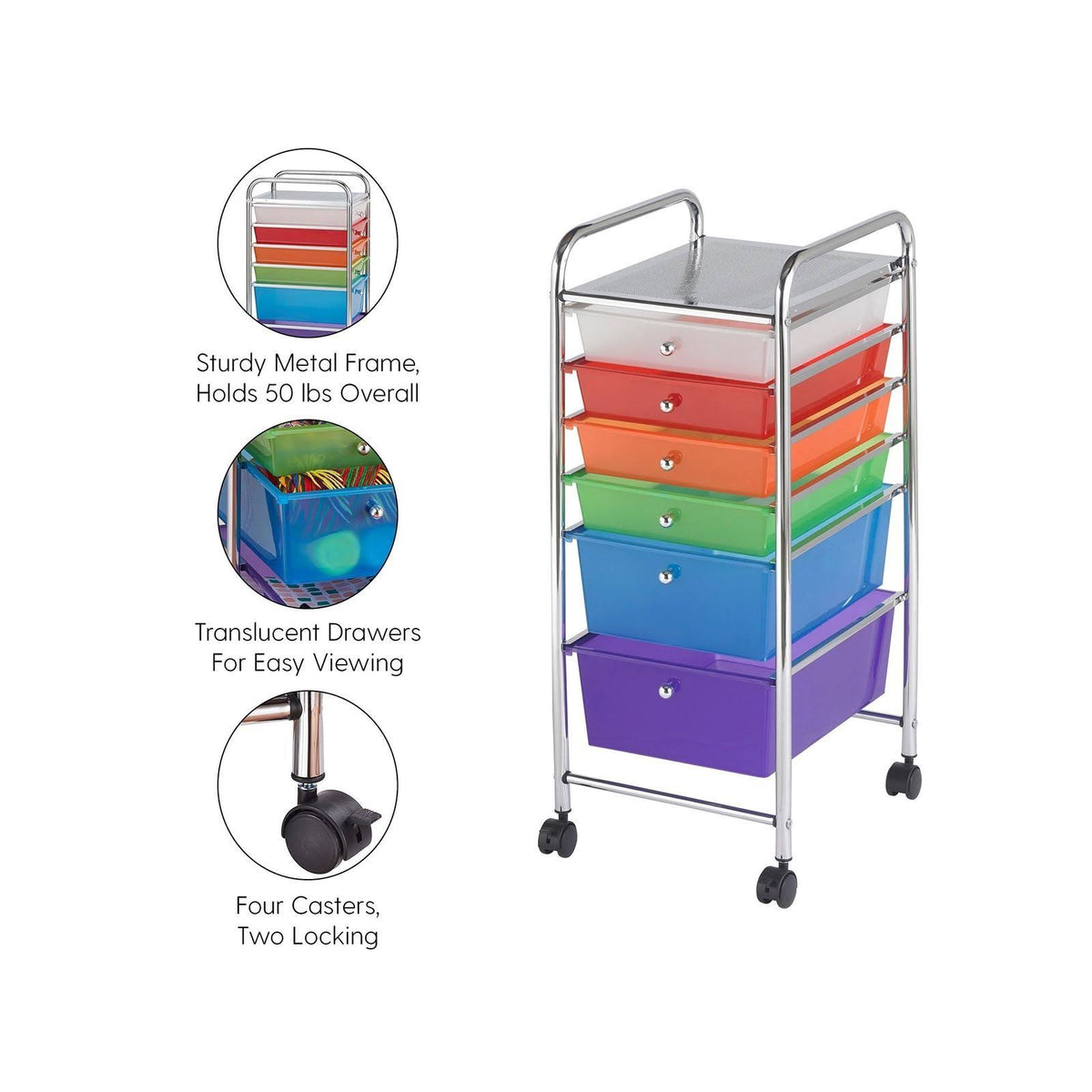 6 Drawer Mobile Organizer R753172