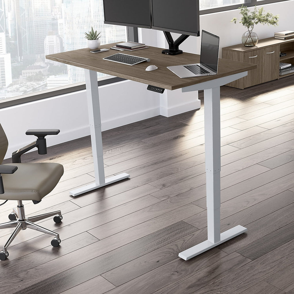Adjustable Desk in Modern Hickory P304946