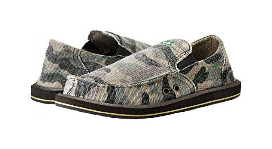 Brown Men&s Slip-On Shoes Y111875