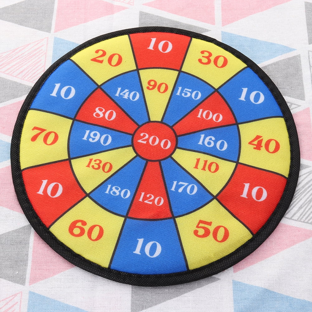 Self-adhesive Dartboard Toy Set with Darts Target, 2pcs Balls, 2pcs Darts H8039