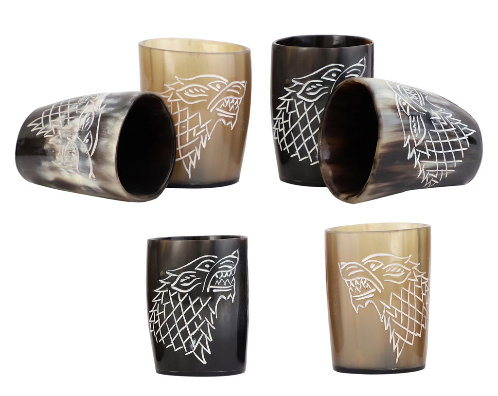 Drinking Horn Cups Pack Of 6 A9171
