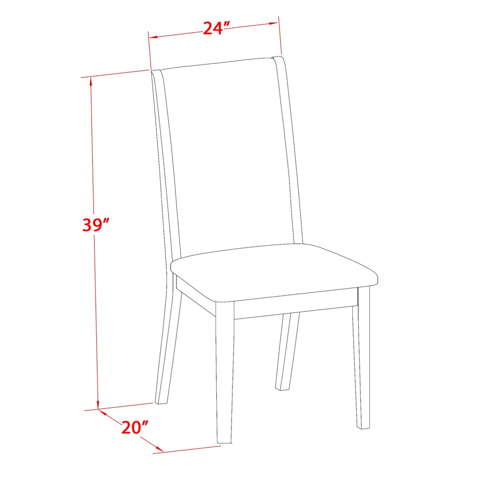 5-Piece Dining Room Table Set with 4 Chairs B968538