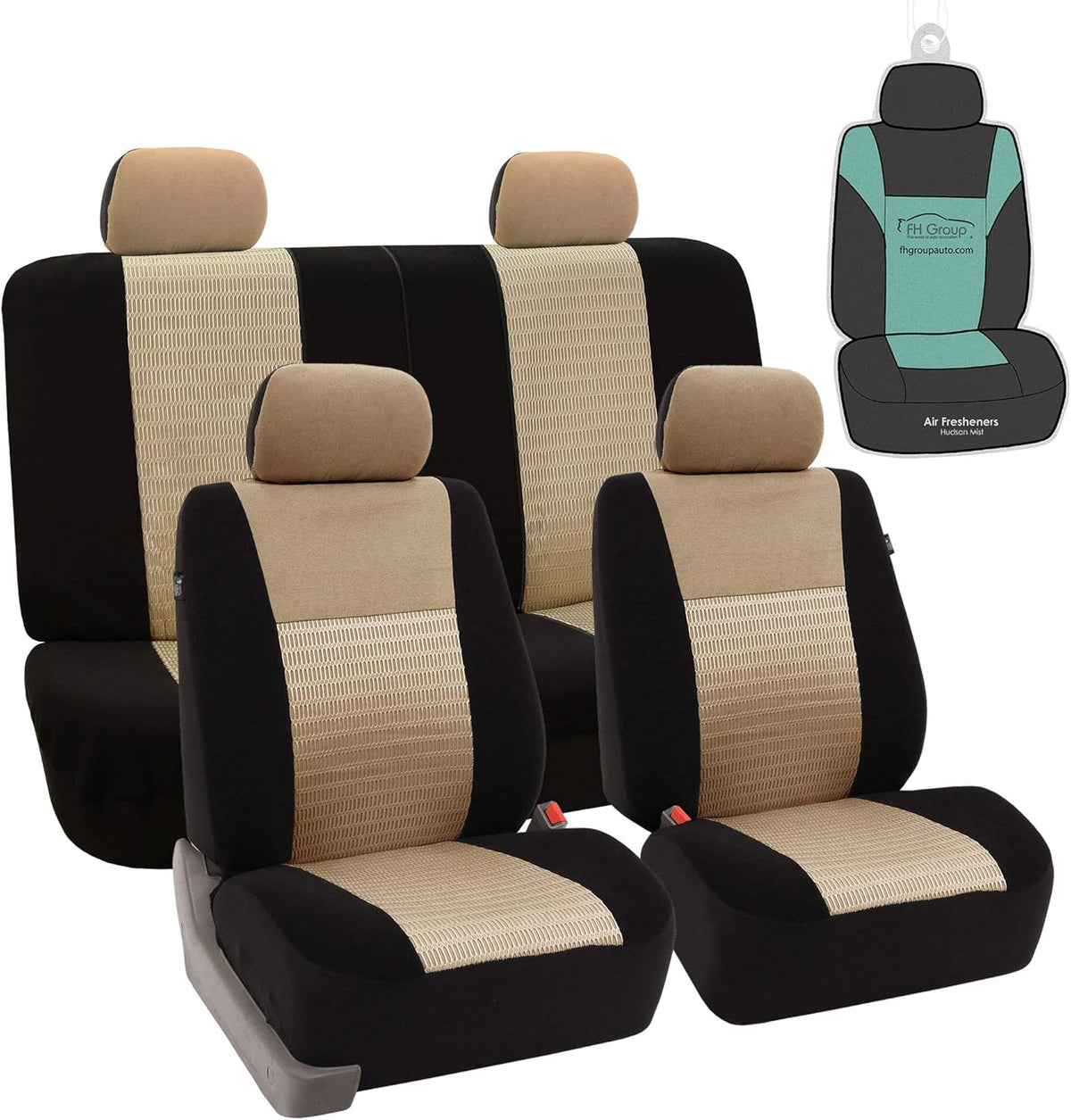 Blue/Black Full Set Car Seat Covers A39617