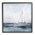 Black Framed Nautical Sailboat Painting Wall Art Y345