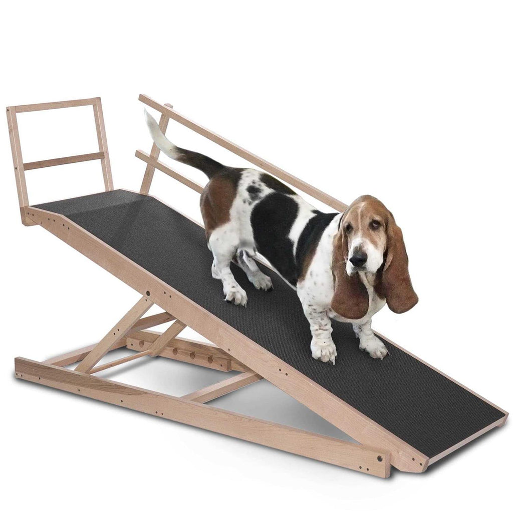 Large Adjustable Height Dog Bed Ramp F607718