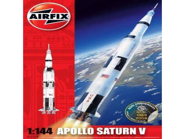 1:144 Scale Nasa Apollo Saturn V Rocket Model Kit A69500