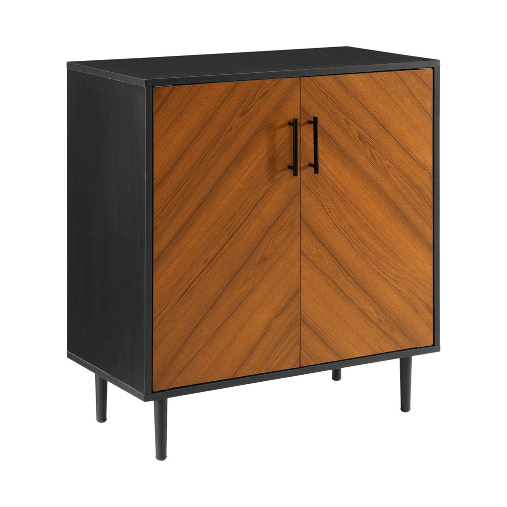 Solid Black Accent Cabinet I813