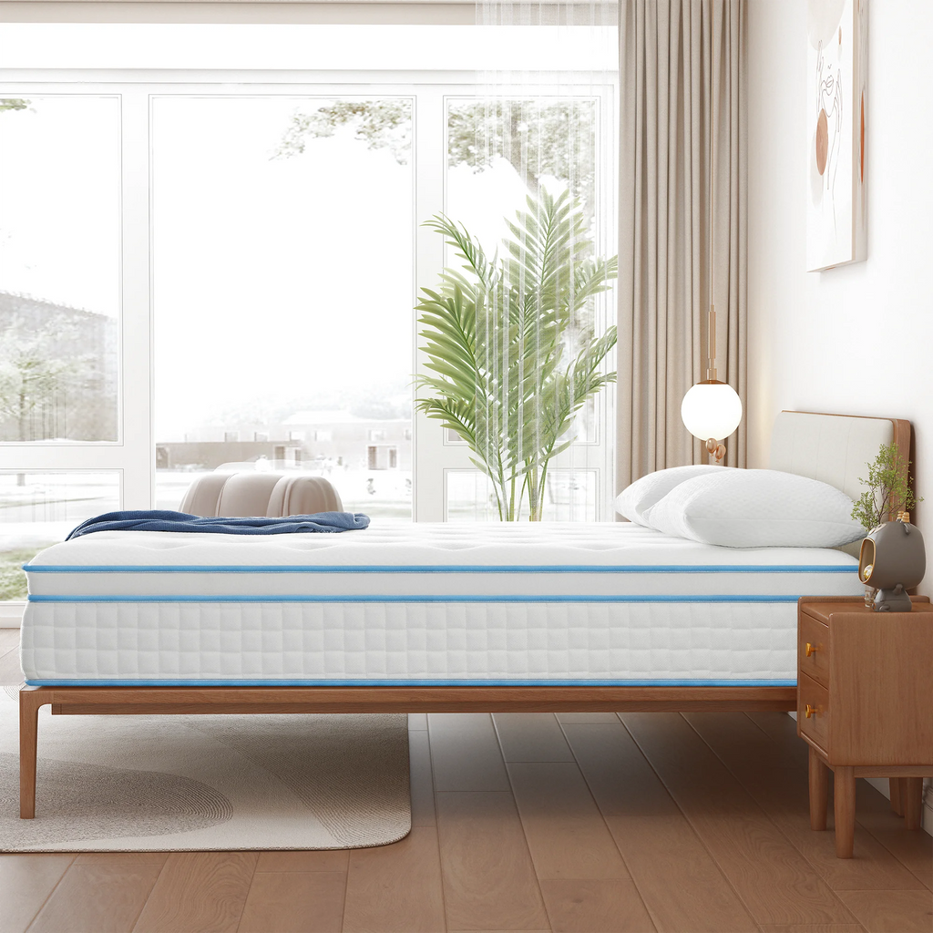 Queen 14 Inch Hybrid Gel Memory Foam Pocket Innerspring Mattress O7322