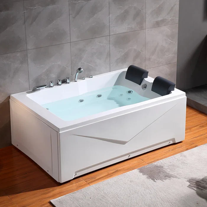 71 Alcove Whirlpool Bathtub with Faucet Z89175