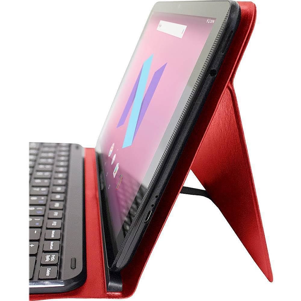 Red 10.1 IPS 16 GB Tablet with Docking Keyboard Case Stand X9089