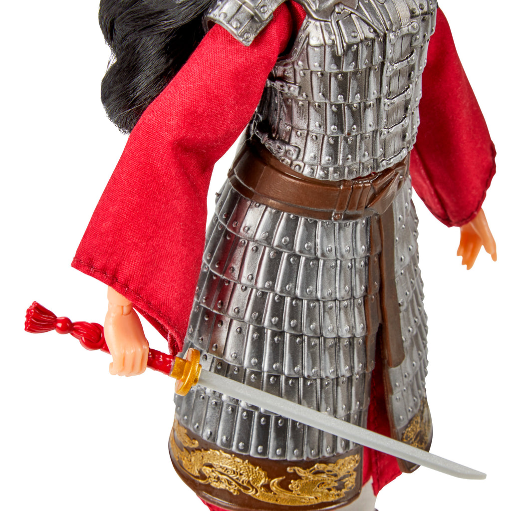 Mulan And Xianniang Dolls With Helmet, Armor, And Sword U18448