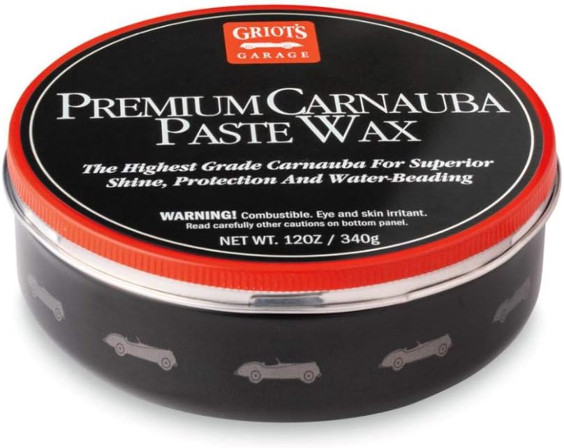 Premium Carnauba Paste Wax 12oz Pack of 2 M4546