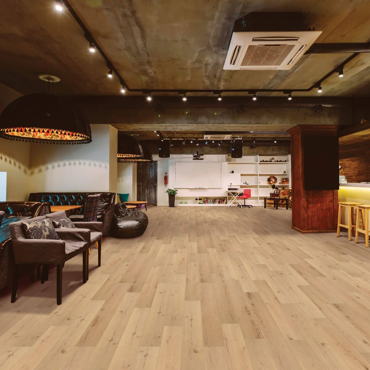 Capetown Maple Wide Embossed Flooring B3177