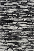 Ivory Black 9'3 x 13' Rug O753220