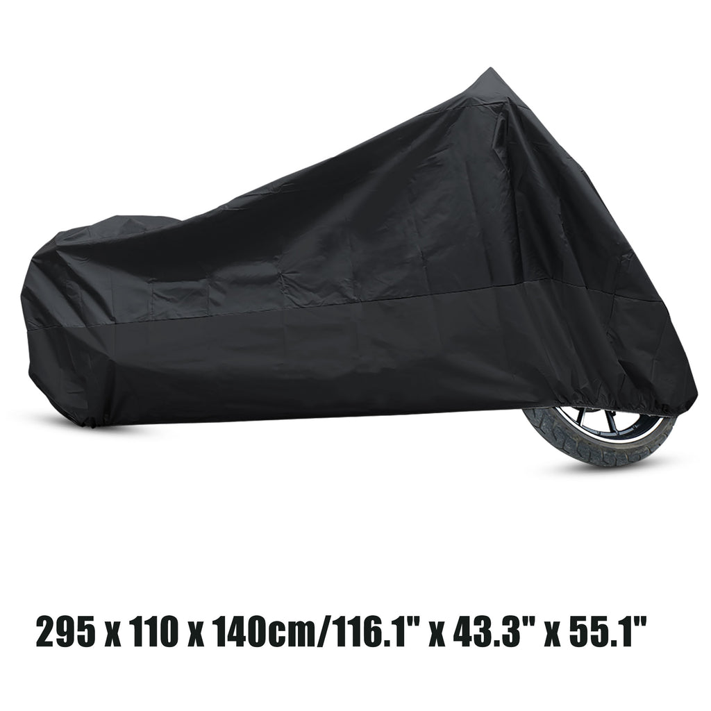 Motorcycle Cover Black Size XXXL 1PC D967