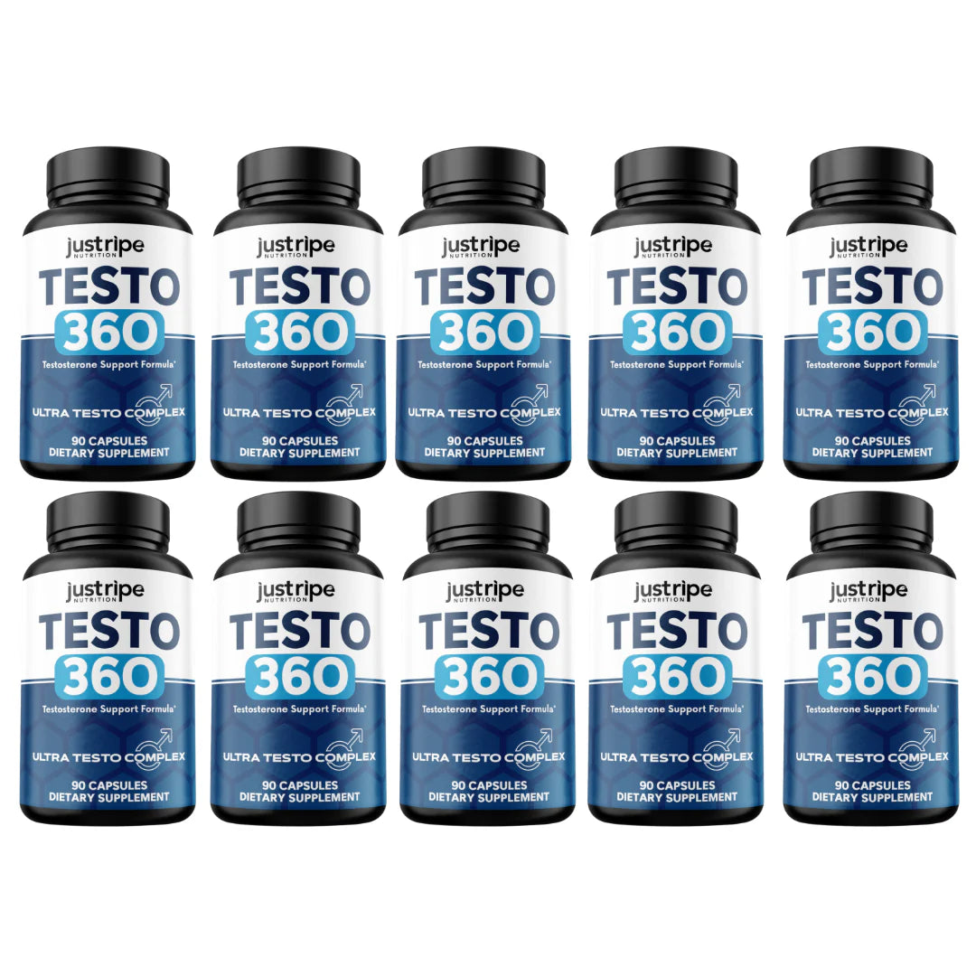 10 Pack Testo 360 Supplement with Tribulus Terrestris A266714