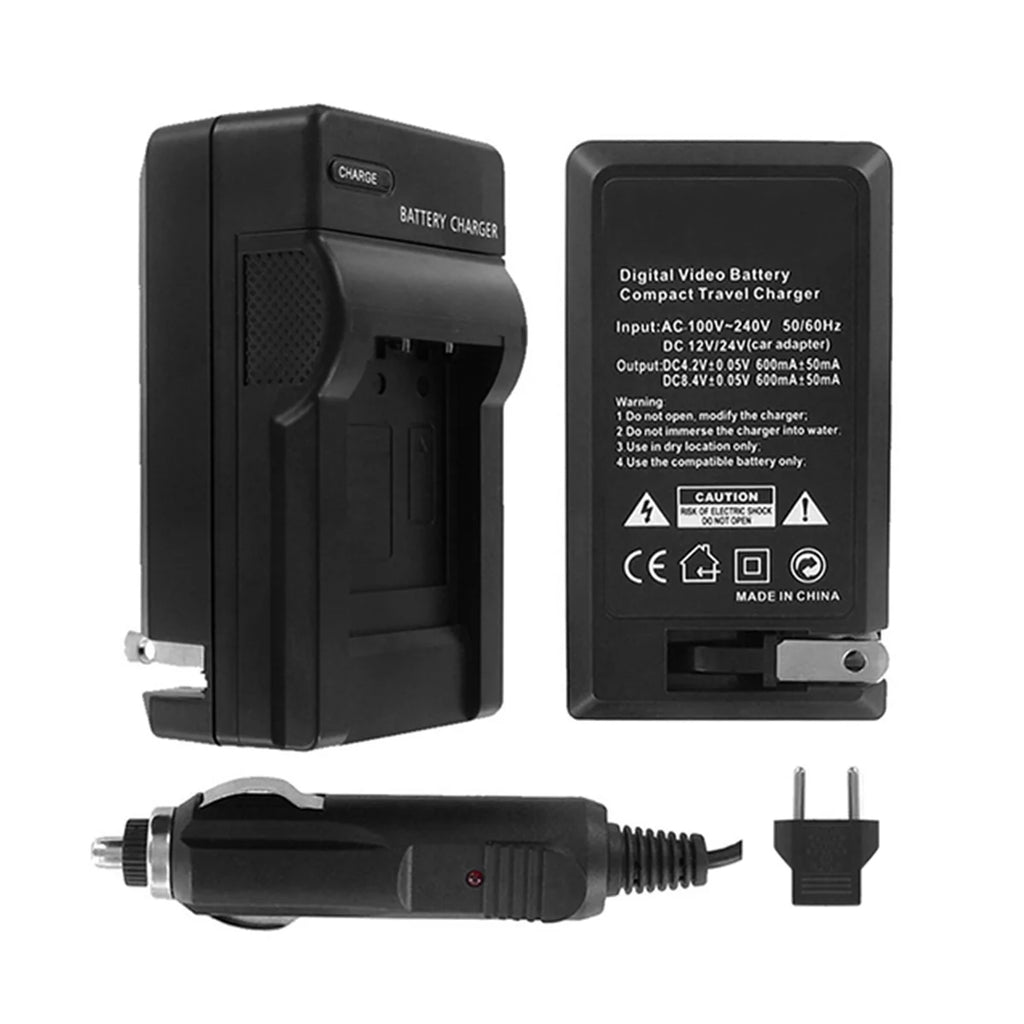 Replacement Battery with Rapid Travel Charger for Canon FS10 FS11 FS100 FS21 FS22 XA10 Y6666