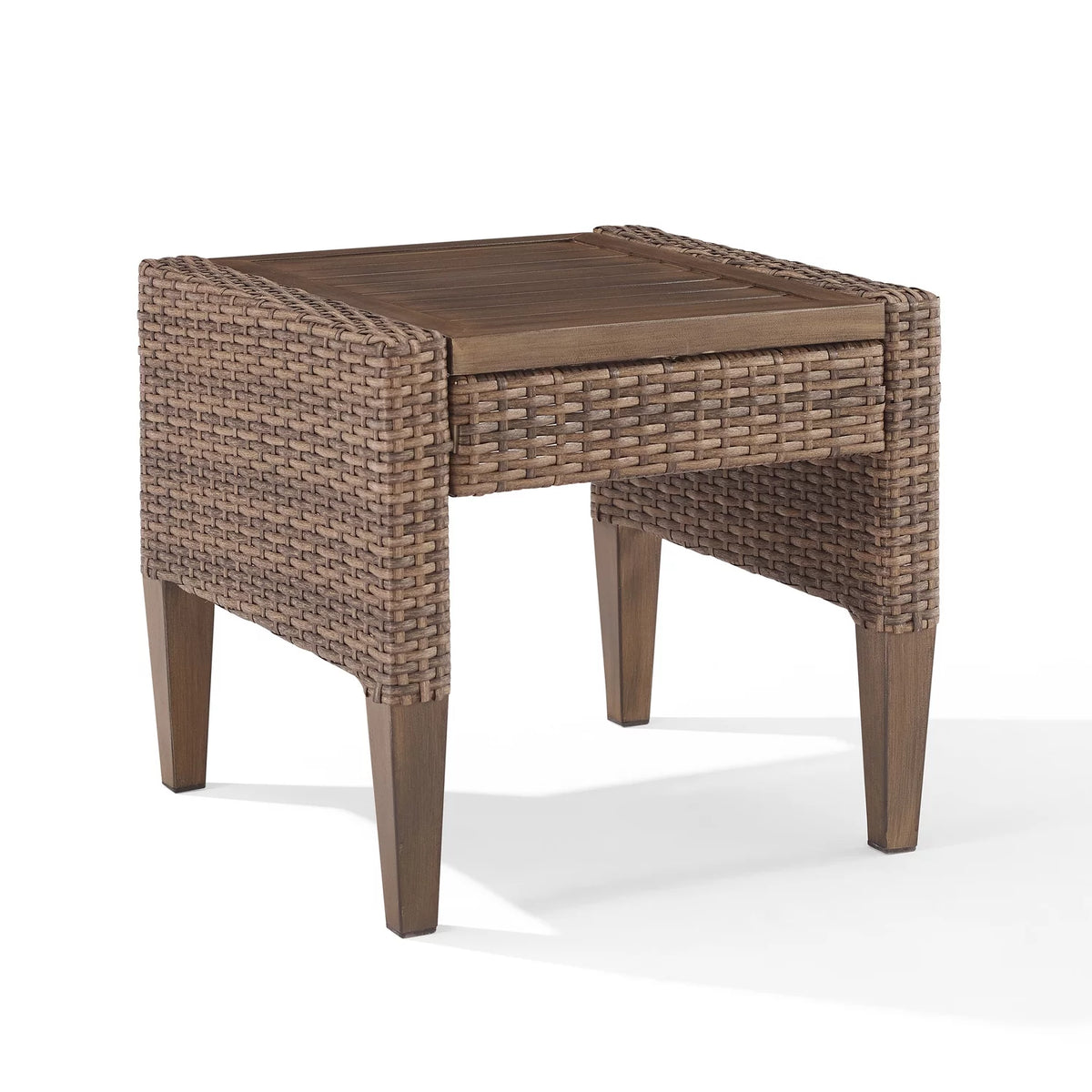 Brown Wicker Side Table N31547